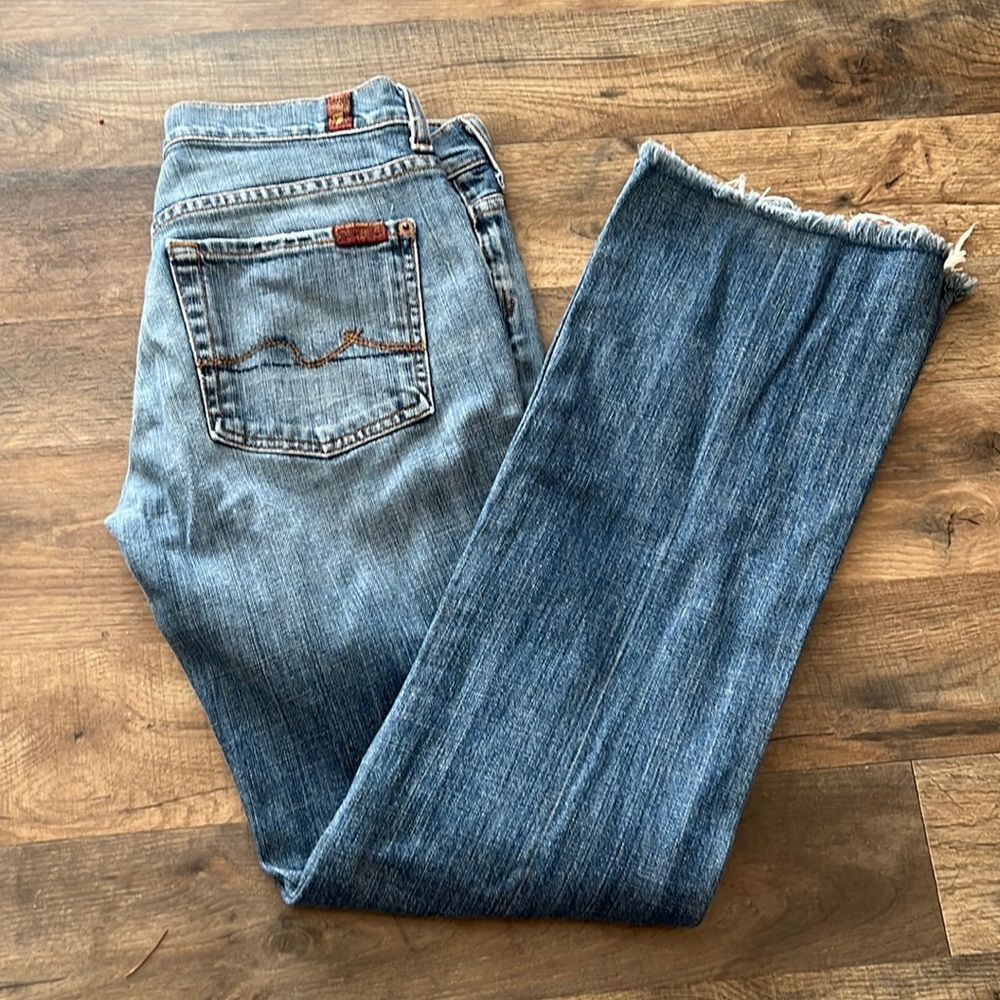 7 for all mankind button fly jeans. Size 27